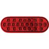 GG78233BP - OVAL PEARL RED/RED 24-LED SEALED LIGHT
