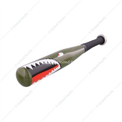 UP99136-17" Aluminum Tire Checker Bat With P-40 Warhawk Shark Mouth Graphic