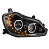 UP35744-Black 10 LED Headlight For 2013-2021 Kenworth T680 - Passenger Side