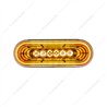 UP36572-22 LED 6" Oval Abyss Light (Turn Signal) - Amber LED/Clear Lens