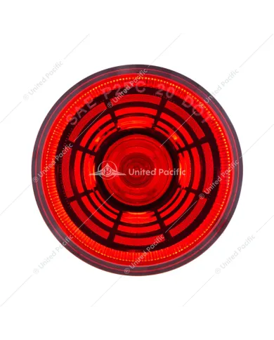 UP36580-4 LED 2.5" Round Abyss Light (Clearance/Marker) - Red LED/Red Lens