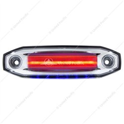UP39304-6 Red LED Light (Clearance/Marker) With 6 Blue LED Side Ditch Light