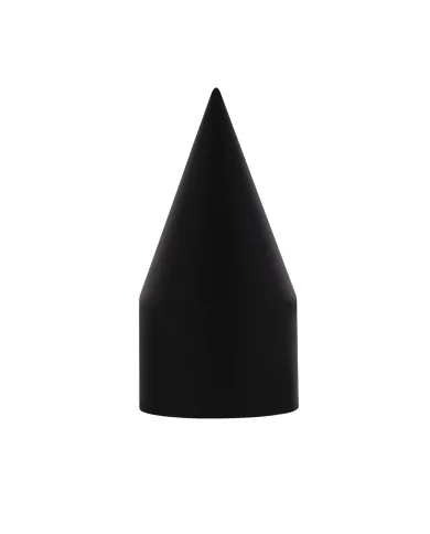 UP10000B-33mm x 4-1/8" Matte Black Spike Nut Cover - Thread-On (Bulk)