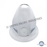 UP10005-33mm X 2-1/8" Chrome Steel Bullet Nut Cover With Flange