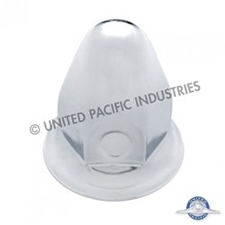 UP10005P-33mm x 2-1/8" Chrome Steel Bullet Nut Covers With Flange (10-Pack)