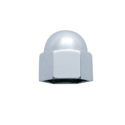 UP10025-7/16" X 5/8" Chrome Die-Cast Acorn Nut Cover