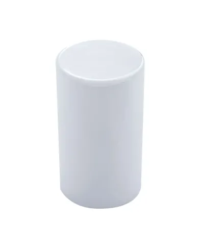 UP10013-33mm x 3-1/2" Chrome Plastic Cylinder Nut Covers - Thread-On (Color Box of 10)
