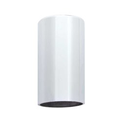 UP10013B-33mm x 3-1/2" Chrome Plastic Cylinder Nut Cover - Thread-On (Bulk)
