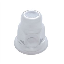UP10032C-33mm X 2" Chrome Steel Tall Nut Cover With Flange