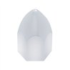 UP10047-1-1/2" X 2-3/4" Chrome Plastic Bullet Nut Covers - Push-On (20-Pack)