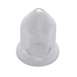 UP10048-33mm X 2-3/8" Chrome Steel Pointed Nut Cover With Flange