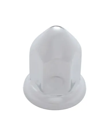 UP10048-33mm X 2-3/8" Chrome Steel Pointed Nut Cover With Flange