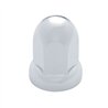 UP10058-33mm X 2-7/16" Chrome Plastic Standard Nut Covers With Flange - Push-On (Color Box of 20)