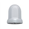 UP10058B-33mm X 2-7/16" Chrome Plastic Standard Nut Cover With Flange - Push-On (Bulk)