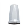 UP10059B-33mm X 3-1/4" Chrome Plastic Tall Nut Cover With Flange - Push-On (Bulk)