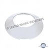 UP10112-Universal Chrome Front Hubcap With Hubometer Hole - 7/16" Lip