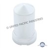 UP10117B-33mm X 3-3/16" Chrome Plastic Pointed Nut Cover With Flange - Push-On (Bulk)
