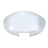 UP10118-4 Even Notched Chrome Dome Front Hubcap - 1" Lip
