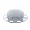 UP10122-Chrome Dome Front Axle Cover 3PC Kit For Aluminum Wheel