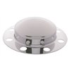 UP10134-Chrome Dome Front Axle Cover 2PC Kit For 33mm Nut Cover - Steel/Aluminum Wheel (8 Hole) (2-Pack)