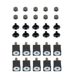 UP21039B-Black Grille Screw Set For 2003-2017 Volvo VNL (Bulk)