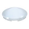 UP10147-5 Even Notched Chrome Pointed Front Hubcap - 7/16" Lip