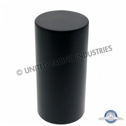 UP10190B-33mm X 4-1/4" Matte Black Tall Cylinder Nut Cover - Thread-On (Bulk)