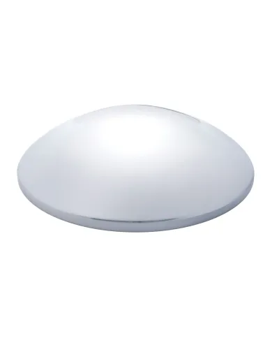 UP10207-9-1/4" Chrome Trailer Hubcap
