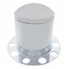 UP10212-Chrome Dome Rear Axle Cover 3PC Kit For 1-1/2" Nut Cover - Steel Wheel
