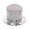 UP10222-Chrome Dome Rear Axle Cover 2PC Kit For 33mm Nut Cover - Steel/Aluminum Wheel (8 Hole)