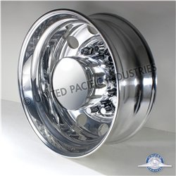 UP10239-Chrome Plastic Extra Tall Rear Axle Cover With 33mm Thread-On Nut Covers