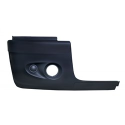 UP21069-Bumper End With 1 Fog Light Hole For 2005-2010 Freightliner Century - Passenger