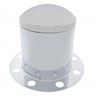 UP10250-Chrome Dome Rear Axle Cover 3PC Kit For 33mm Nut Cover - Steel/Aluminum Wheel (8 Holes)