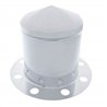 UP10251-Chrome Pointed Rear Axle Cover 3PC Kit For 33mm Nut Cover - Steel/Aluminum Wheel (8 Hole)