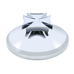 UP10268B-Chrome Cover With Iron Cross Spinner For UP Rear Axle Cover (Bulk)