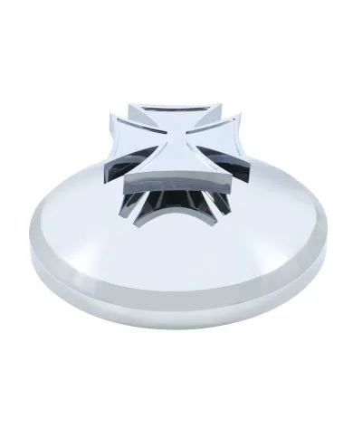 UP10268B-Chrome Cover With Iron Cross Spinner For UP Rear Axle Cover (Bulk)