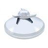 UP10269B-8" Chrome Cover With 3 Bar Spinner For UP Rear Axle Cover - Left Swing Bars (Bulk)