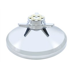 UP10273-Chrome Cover With Gun Cylinder Spinner For UP Rear Axle Cover
