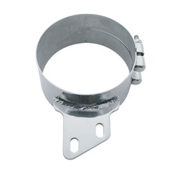 UP10284-7" Stainless Butt Joint Exhaust Clamp - Angled Bracket