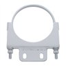 UP10286-5" Chrome Cab Exhaust Clamp For Peterbilt