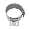 UP10321-7" Stainless Butt Joint Exhaust clamp - Straight Bracket