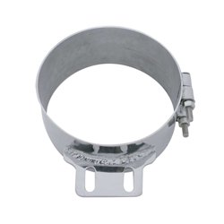 UP10322-8" Stainless Butt Joint Exhaust Clamp - Straight Bracket