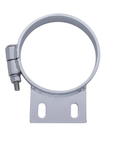 UP10327-5" Chrome Cab Exhaust Clamp For Peterbilt