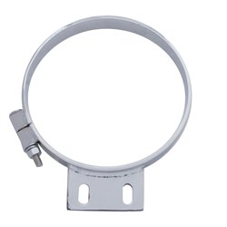 UP10330-8" Chrome Cab Exhaust Clamp For Peterbilt