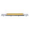 UP10391-Chrome Top Mud Flap Plate With 11 LED 17" Light Bar & Bezel - Amber LED/Amber Lens (Each)
