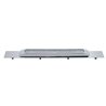 UP10398-Chrome Top Mud Flap Plate With 11 LED 17" Light Bar - Red LED/Clear Lens (Each)