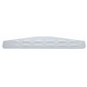 UP10410-4" X 24" Chrome Louvered Bottom Mud Flap Plate -Welded Stud