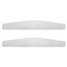 UP10416P-4" X 24" Chrome Standard Bottom Mud Flap Plate - Bolt Thru (Card of 2)
