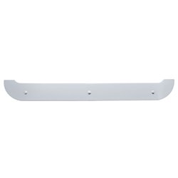 UP10430-4" X 24" Chrome Contour Bottom Mud Flap Plate - Bolt Thru