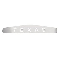 UP10431-4" X 24" Chrome Texas Bottom Mud Flap Plate - Welded Stud